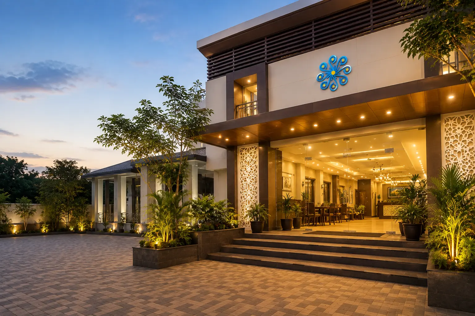 Hotel Manju Executive hotel entrance